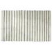 Brown/White 36 x 24 W in Area Rug - Beachcrest Home™ Braddy Striped Rectangle 2' x 3' Cotton Area Rug in Ivory/Brown | 36 H x 24 W in | Wayfair