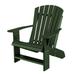 Wildridge Heritage Adirondack Chair in Green | 36 H x 30.5 W x 33 D in | Wayfair LCC-114-turf green