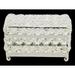 House of Hampton® Metal Crystal Jewelry Box in Gray | 6.3 H x 3.5 W x 3.5 D in | Wayfair D113B97A1C0E457DB4269DE93460DD99