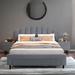 Mercer41 2 Piece Bedroom Set Upholstered in Gray | Wayfair C5CD31702F4B44B0AA08DE4C9AC3B504