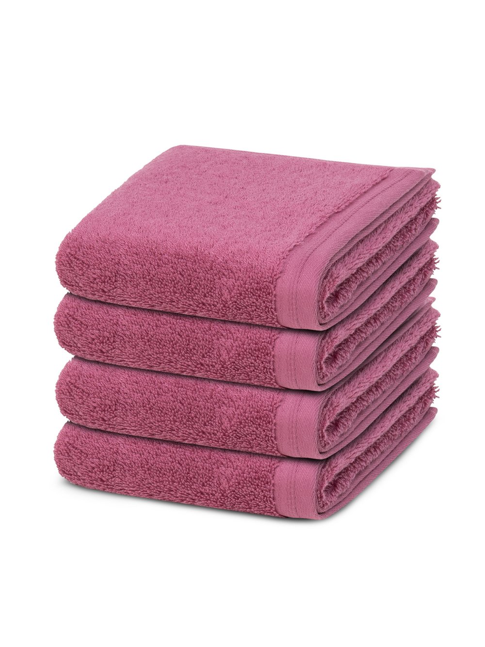 Vossen Gästetuchset 4-teilig Damen pink, ONE SIZE Image