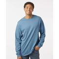 SoftShirts 220 Classic Long Sleeve T-Shirt in Slate size Large | Cotton/Canvas Blend