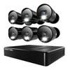 Night Owl 12 Channel DVR Security System with 6 Wired 1080p HD Spotlight Cameras and 1TB Pre-Installed Hard Drive Black