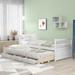 Twin Size Daybed w/ Twin Trundle Bunk Bed Frame & Drawers Storage Bed