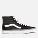 Vans Sk8 Hi-Top Trainers - Black/White - UK 6