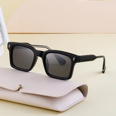 Classic BLACK Sunglasses Lens Mens Ladies 80s Womens Retro Vintage