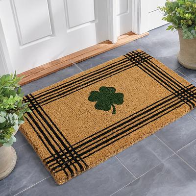 Clover Border Coir Door Mat - Grandin Road