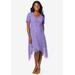 Plus Size Women's Lace Handkerchief Dress by Jessica London in Vintage Lavender (Size 20 W)