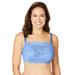 Plus Size Women's Lace Wireless Cami Bra by Comfort Choice in French Blue (Size 48 D)
