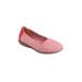 Extra Wide Width Women's The Bethany Slip On Flat by Comfortview in White Red (Size 10 WW)