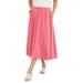 Plus Size Women's Soft Ease Midi Skirt by Jessica London in Tea Rose (Size 38/40)