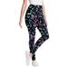 Plus Size Women's Pocket Legging by Woman Within in Multi Graphic Floral (Size 5X)