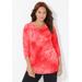 Plus Size Women's Starlight Top by Catherines in Soft Geranium (Size 1X)