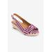 Women's The Zanea Espadrille by Comfortview in Americana Stripe (Size 11 M)