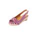 Women's The Zanea Espadrille by Comfortview in Americana Stripe (Size 7 M)