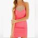 Lilly Pulitzer Dresses | Lily Pulitzer Shift Dress - Pink - Gold Detail - Sleeveless - Coral Knee Length | Color: Pink | Size: 4