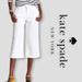 Kate Spade Pants & Jumpsuits | Kate Spade New York Women's Size 28 Broome Street Straight Leg Crop Pants White | Color: White | Size: 28