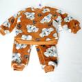 Disney Matching Sets | Disney Baby Lion King Toddler Sherpa Fleece Sweatshirt & Jogger 2 Pc Set 12 M | Color: Brown/Orange | Size: 12mb