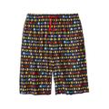 Men's Big & Tall Pajama Lounge Shorts by KingSize in Pacman Roll Call (Size 2XL) Pajama Bottoms