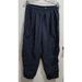Nike Pants | Nike Flight Joggers Windbreaker Pants Lined Dark Blue Mens Size Large 100% Nylon | Color: Blue | Size: L