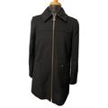 Michael Kors Jackets & Coats | Michael Kors Women's Wool Coat Gold Hardware Size 6 | Color: Black | Size: 6