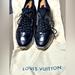 Louis Vuitton Shoes | Louis Vuitton Black/Grey Patent Leather And Suede Runner Sneakers Size 45 Us 12 | Color: Gray | Size: 12