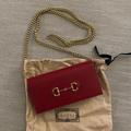 Gucci Bags | Brand New Never Used Gucci Horsebit 1995 Wallet With Chain - Burgundy | Color: Red | Size: Os