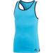 Adidas Shirts & Tops | Adidas Girls Lightweight Moisture Wicking Racerback Tennis Tank Top Size Medium | Color: Black/Blue | Size: M (Girl)