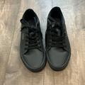 Vans Shoes | Men’s Black Leather Vans | Color: Black | Size: 7.5