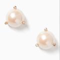 Kate Spade Jewelry | Kate Spade - Rise And Shine Blush Pearl Stud Earrings | Color: Pink/White | Size: Os