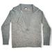 J. Crew Sweaters | J Crew Dream Zip Henley Gray Heather Wool Cashmere Blend Pullover Sweater Sz L | Color: Gray | Size: L