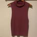 American Eagle Outfitters Tops | American Eagle Turtleneck Tank | Color: Purple | Size: L