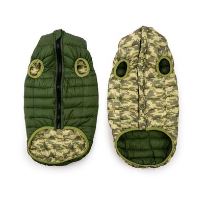 Winchester Pet Premium Reversible Puffy-Vest Camo Green XL WP-PJ-CMOGRN-XL-1