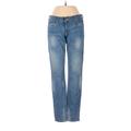 Gap Jeans - High Rise Straight Leg Denim: Blue Bottoms - Women's Size 27 Petite - Medium Wash