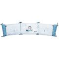 Tour de lit 120x60 ou 140x70 en coton bleu