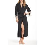 Luxe Shangri-la Robe - Black - Natori Nightwear