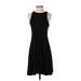 Athleta Casual Dress - A-Line: Black Solid Dresses - Women's Size X-Small