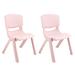 JOON Stackable Plastic Kids Learning Chairs, 20.8x12.5 Inches, 2-Pack