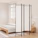 vidaXL Room Divider Folding Partition Privacy Screen for Home Office Fabric