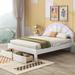 Queen Size Upholstered Platform Bed with LED and 2 Drawers