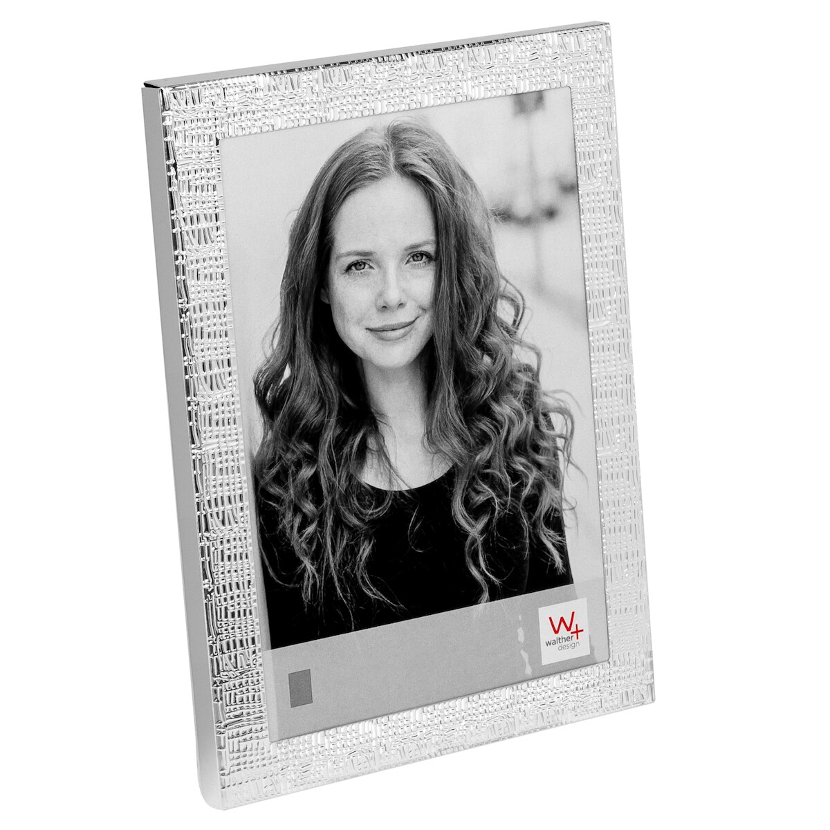 walther + design Mirja Alu-Portraitrahmen, 13X18 cm, silber Image