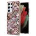 Scratch-resistant Phone Case Luxury Pattern Shell Compatible with S21 Ultra 5G