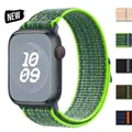 Bracelet en nylon pour Apple Watch Bracelet Bracelet Bracelet Ultra 2 iWatch Série 9 7 6 5