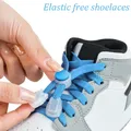 Nouveaux lacets élastiques lacets à ressort élastiques plats lacets pour baskets enfants adultes