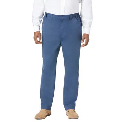Men's Big & Tall 5-pocket Open Bottom Pant by KingSize in Navy (Size 40 40)