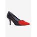 Women's Coopid Pump by J. Renee in Black Red (Size 7 M)