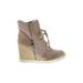 Rouge Wedges: Tan Shoes - Women's Size 10