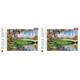 Trefl, Puzzle, Central Park, New York, 1000 Teile, Premium Quality, für Erwachsene und Kinder ab 12 Jahren (Packung mit 2)