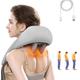 2024 New Banasuer Neck & Shoulder Massager with Heat, Hankeen Stress Relieving Massager, Two-Way Kneading Massage, Neck Massager for Pain Relief Deep Tissue & Relieves Soreness