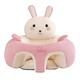 Moonlove Animal Shaped Toddler Baby Sitting Sofa, Cute Cartoon Baby Seat Support for Sitting Up Comfortable Plump Plush Learn to Sit Seat Cushion Infant Nursery Feeding Chair Cover Sofa